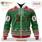 Custom Calgary Flames Special Christmas Apparel Sweatshirt Nhl Hoodie 3d 2.jpg - demo10