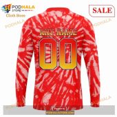 Custom Calgary Flames Special Retro Vintage Tie Dye Sweatshirt Nhl Hoodie 3d 5.jpg - demo10