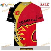 Custom Calgary Flames Sweatshirt Nhl Hoodie 3d You Laugh I Laugh You Cry I Cry 2.jpg - demo10