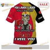 Custom Calgary Flames Sweatshirt Nhl Hoodie 3d You Laugh I Laugh You Cry I Cry 4.jpg - demo10