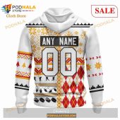 Custom Calgary Flames Unisex Christmas Is Coming Sweatshirt Nhl Hoodie 3d 3.jpg - demo10