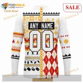 Custom Calgary Flames Unisex Christmas Is Coming Sweatshirt Nhl Hoodie 3d 5.jpg - demo10