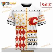 Custom Calgary Flames Unisex Christmas Is Coming Sweatshirt Nhl Hoodie 3d 6.jpg - demo10