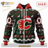 Custom Calgary Flames Unisex Christmas Nhl Hoodie 3d 2.jpg - demo10