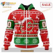 Custom Calgary Flames Unisex Christmas Sweatshirt Nhl Hoodie 3d 2.jpg - demo10