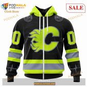 Custom Calgary Flames Unisex Firefighter Uniforms Color Sweatshirt Nhl Hoodie 3d 2.jpg - demo10