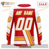 Custom Calgary Flames Unisex Retro Concepts Sweatshirt Nhl Hoodie 3d 5.jpg - demo10