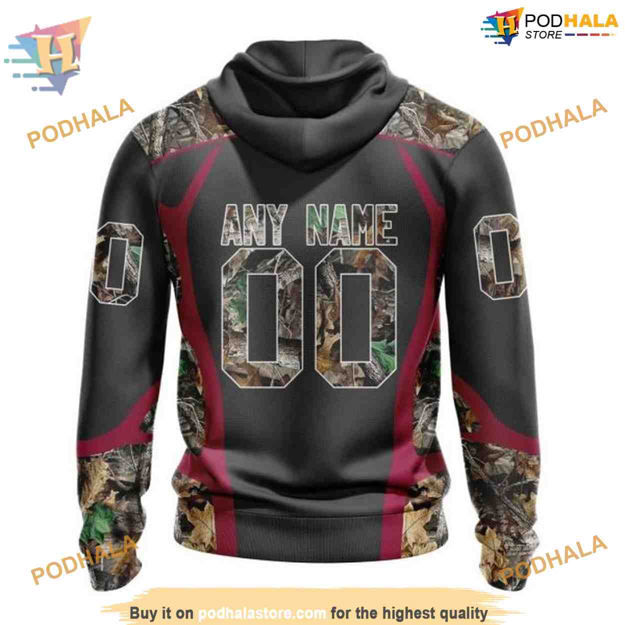 Custom Camo Hunting Design NHL Colorado Avalanche Hoodie 3D Sweatshirt Custom Camo Hunting Design NHL Colorado Avalanche Hoodie 3D Sweatshirt