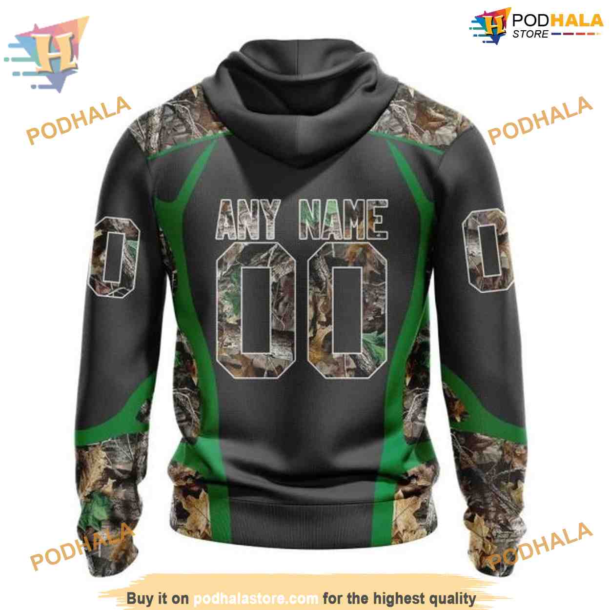 Custom Camo Hunting Design NHL Dallas Stars Hoodie 3D Shirt Custom Camo Hunting Design NHL Dallas Stars Hoodie 3D Shirt