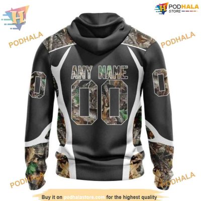 Custom Camo Hunting Design NHL Florida Panthers Hoodie 3D Sweatshirt