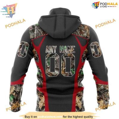 Custom Camo Hunting Design NHL Montreal Canadiens Hoodie 3D