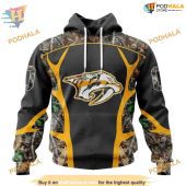 Custom Camo Hunting Design Nhl Nashville Predators Hoodie 3d 1.jpg - demo10