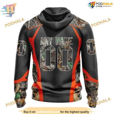 Custom Camo Hunting Design NHL New York Islanders Hoodie 3D