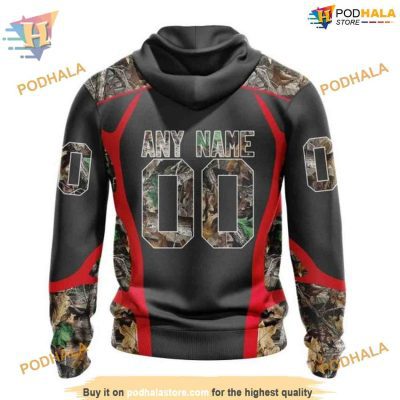Custom Camo Hunting Design NHL Ottawa Senators Hoodie 3D