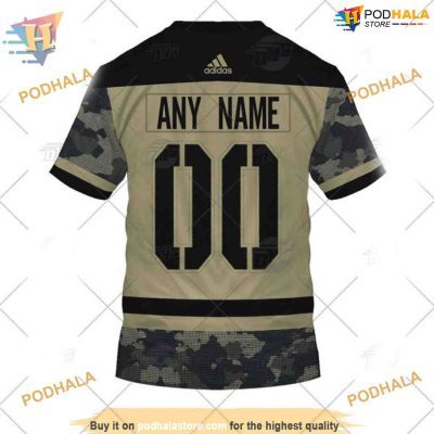 Custom Camo Military Appreciation Jersey NHL Tampa Bay Lightning Hoodie 3D