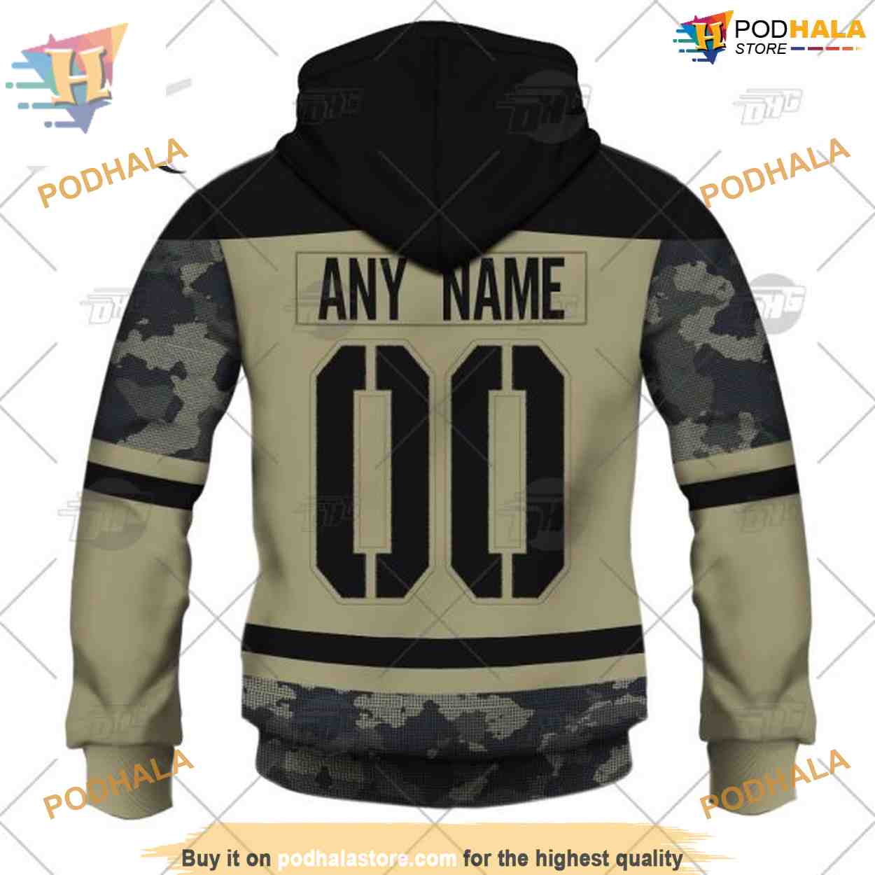 Custom Camo Military Jersey NHL Edmonton Oilers Hoodie 3D Custom Camo Military Jersey NHL Edmonton Oilers Hoodie 3D