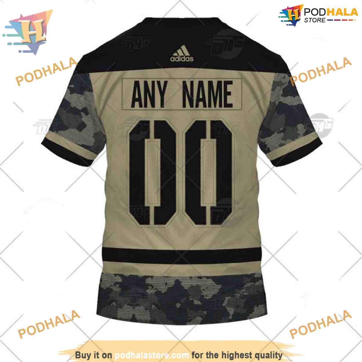 Custom Camo Military Jersey NHL Nashville Predators Hoodie 3D Custom Camo Military Jersey NHL Nashville Predators Hoodie 3D