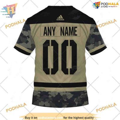 Custom Camo Military Practice Jersey NHL Colorado Avalanche Hoodie 3D