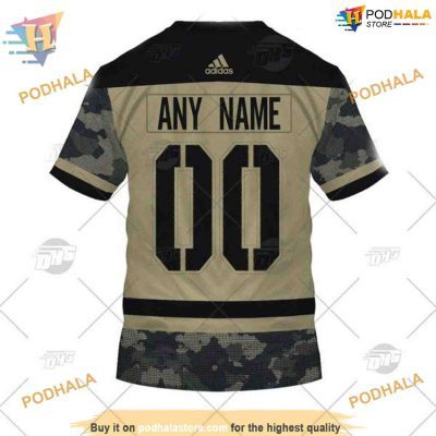 Custom Camo Military Practice Jersey Nhl Minnesota Wild Hoodie 3D