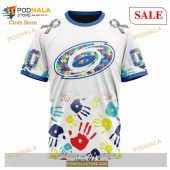 Custom Carolina Hurricanes Autism Awareness Design Sweatshirt Nhl Hoodie 3d 6.jpg - demo10