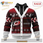 Custom Carolina Hurricanes Chrismas Season Sweatshirt Nhl Hoodie 3d 1.jpg - demo10