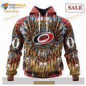 Custom Carolina Hurricanes Native Costume Design Sweatshirt Nhl Hoodie 3d 1.jpg - demo10