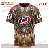 Custom Carolina Hurricanes Native Costume Design Sweatshirt Nhl Hoodie 3d 6.jpg - demo10