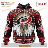 Custom Carolina Hurricanes Native Costume Sweatshirt Nhl Hoodie 3d 2.jpg - demo10