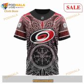Custom Carolina Hurricanes Norse Viking Symbols Sweatshirt Nhl Hoodie 3d 5.jpg - demo10