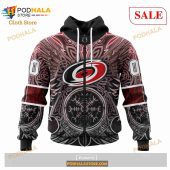 Custom Carolina Hurricanes Norse Viking Symbols Sweatshirt Nhl Hoodie 3d 7.jpg - demo10
