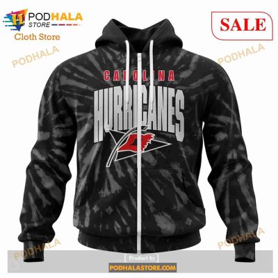 Custom Carolina Hurricanes Retro Vintage Tie Dye Sweatshirt NHL Hoodie 3D