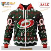 Custom Carolina Hurricanes Unisex Christmas Sweatshirt Nhl Hoodie 3d Nhl Merch 2.jpg - demo10