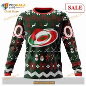 Custom Carolina Hurricanes Unisex Christmas Sweatshirt Nhl Hoodie 3d Nhl Merch 4.jpg - demo10