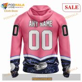Custom Carolina Hurricanes Unisex For Hockey Fights Cancer Sweatshirt Nhl Hoodie 3d 3.jpg - demo10