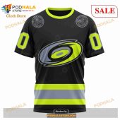 Custom Carolina Hurricanes Unisex With Firefighter Uniforms Nhl Hoodie 3d 6.jpg - demo10