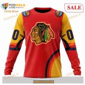 Custom Chicago Blackhawks All Star Sunset Sweatshirt Nhl Hoodie 3d 6.jpg - demo10