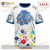 Custom Chicago Blackhawks Autism Awareness Design Sweatshirt Nhl Hoodie 3d 8.jpg - demo10