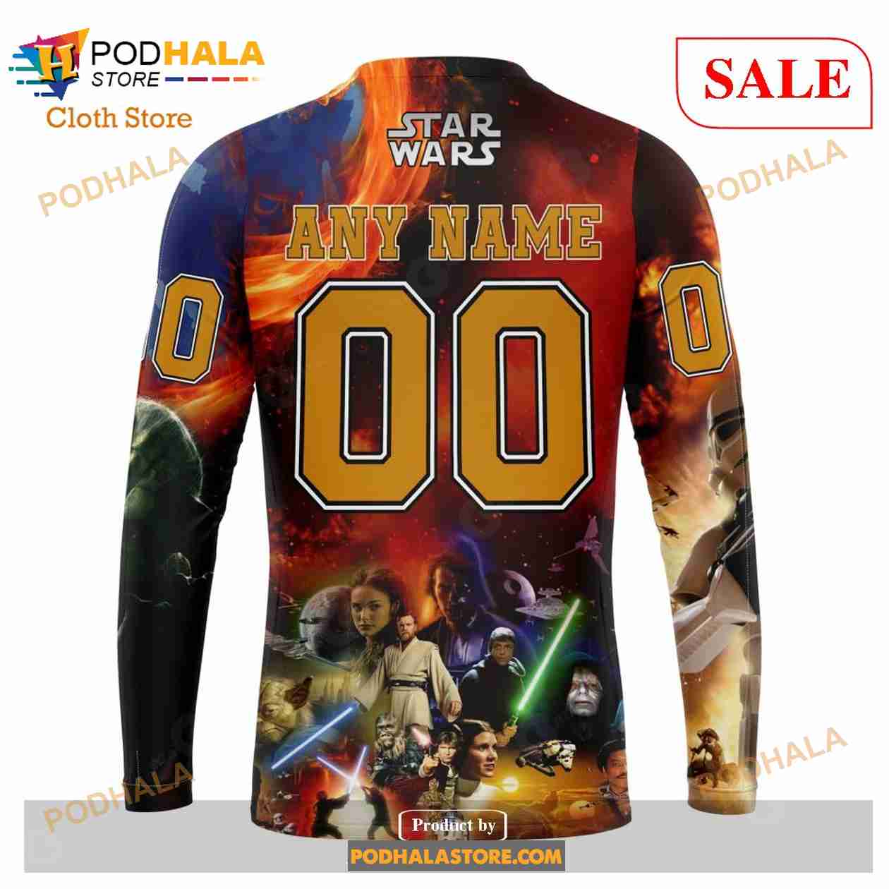 Custom Chicago BlackHawks Design X Star War Sweatshirt NHL Hoodie 3D Custom Chicago BlackHawks Design X Star War Sweatshirt NHL Hoodie 3D