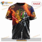 Custom Chicago Blackhawks Design X Star War Sweatshirt Nhl Hoodie 3d 8.jpg - demo10