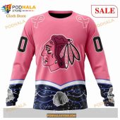 Custom Chicago Blackhawks Fights Cancer Sweatshirt Nhl Hoodie 3d 6.jpg - demo10