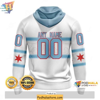 Custom Chicago Blackhawks Hoodie 3D, Gradient Design for Hockey Lovers