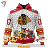 Custom Chicago Blackhawks Hoodie With Unique Paw Patrol Inspired 3d Design 1.jpg - demo10