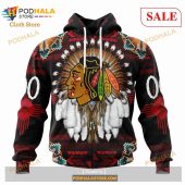 Custom Chicago Blackhawks Native Costume Sweatshirt Nhl Hoodie 3d 1.jpg - demo10