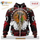 Custom Chicago Blackhawks Native Costume Sweatshirt Nhl Hoodie 3d 2.jpg - demo10