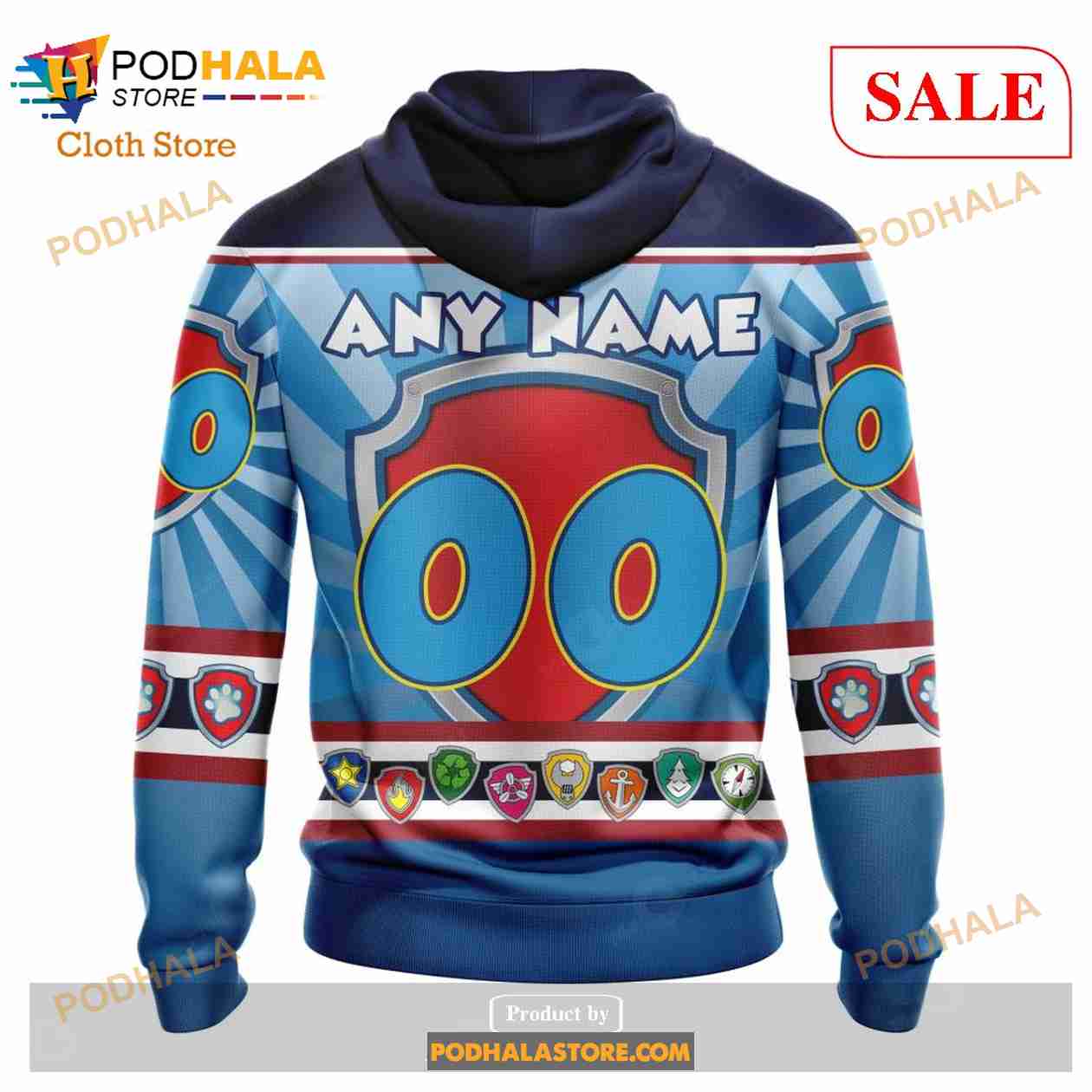 Custom Chicago Blackhawks Paw Patrol Kits Sweatshirt NHL Hoodie 3D Custom Chicago Blackhawks Paw Patrol Kits Sweatshirt NHL Hoodie 3D