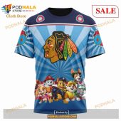 Custom Chicago Blackhawks Paw Patrol Kits Sweatshirt Nhl Hoodie 3d 8.jpg - demo10