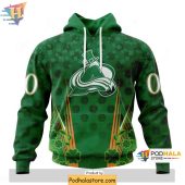 Custom Colorado Avalanche 3d Hoodie Shamrock Design For St Patricks Day Fans 1.jpg - demo10