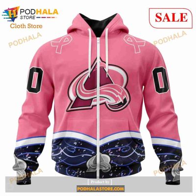 Custom Colorado Avalanche Fights Cancer Sweatshirt NHL Hoodie 3D