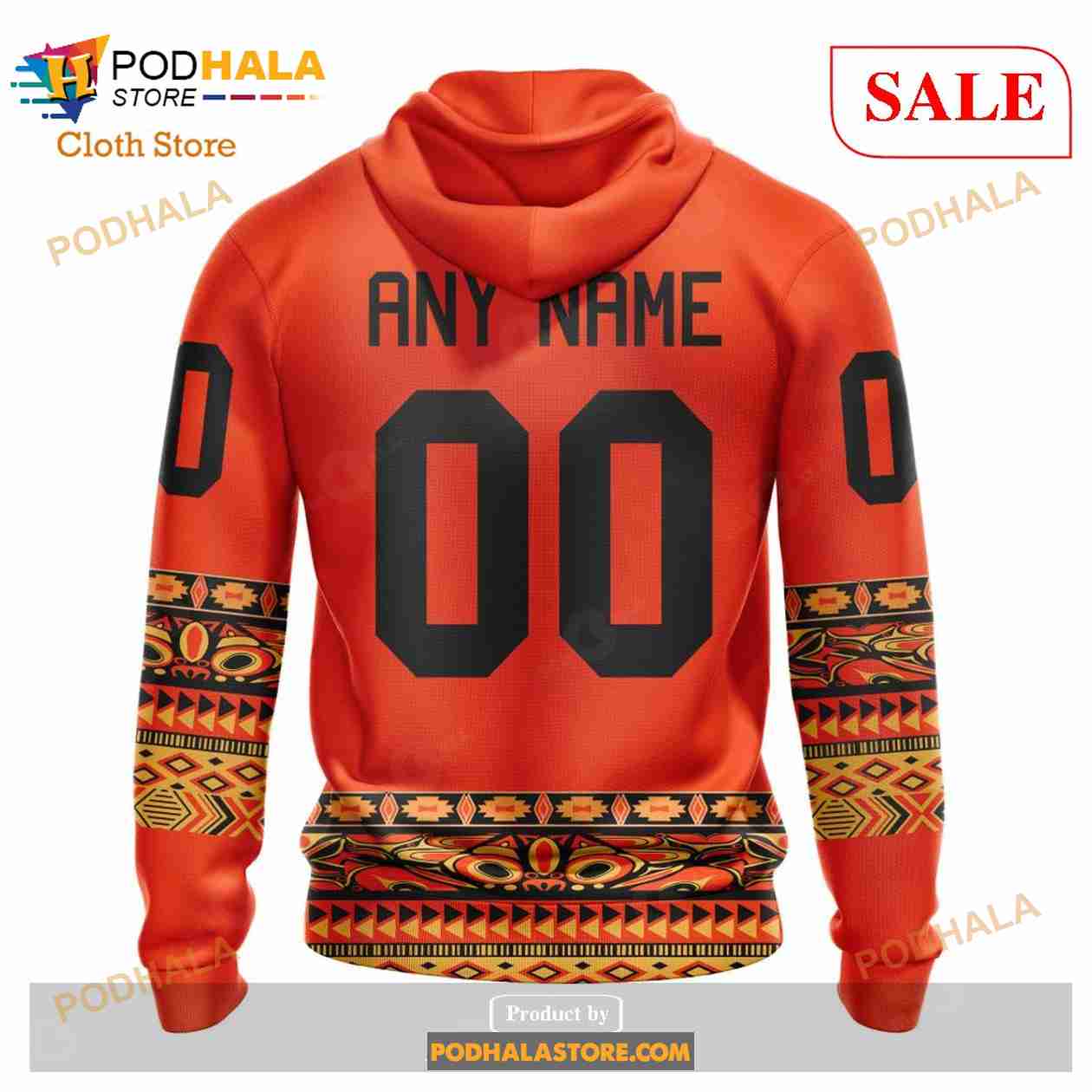 Custom Colorado Avalanche National Day For Truth And Reconciliation NHL Hoodie 3D Custom Colorado Avalanche National Day For Truth And Reconciliation NHL Hoodie 3D