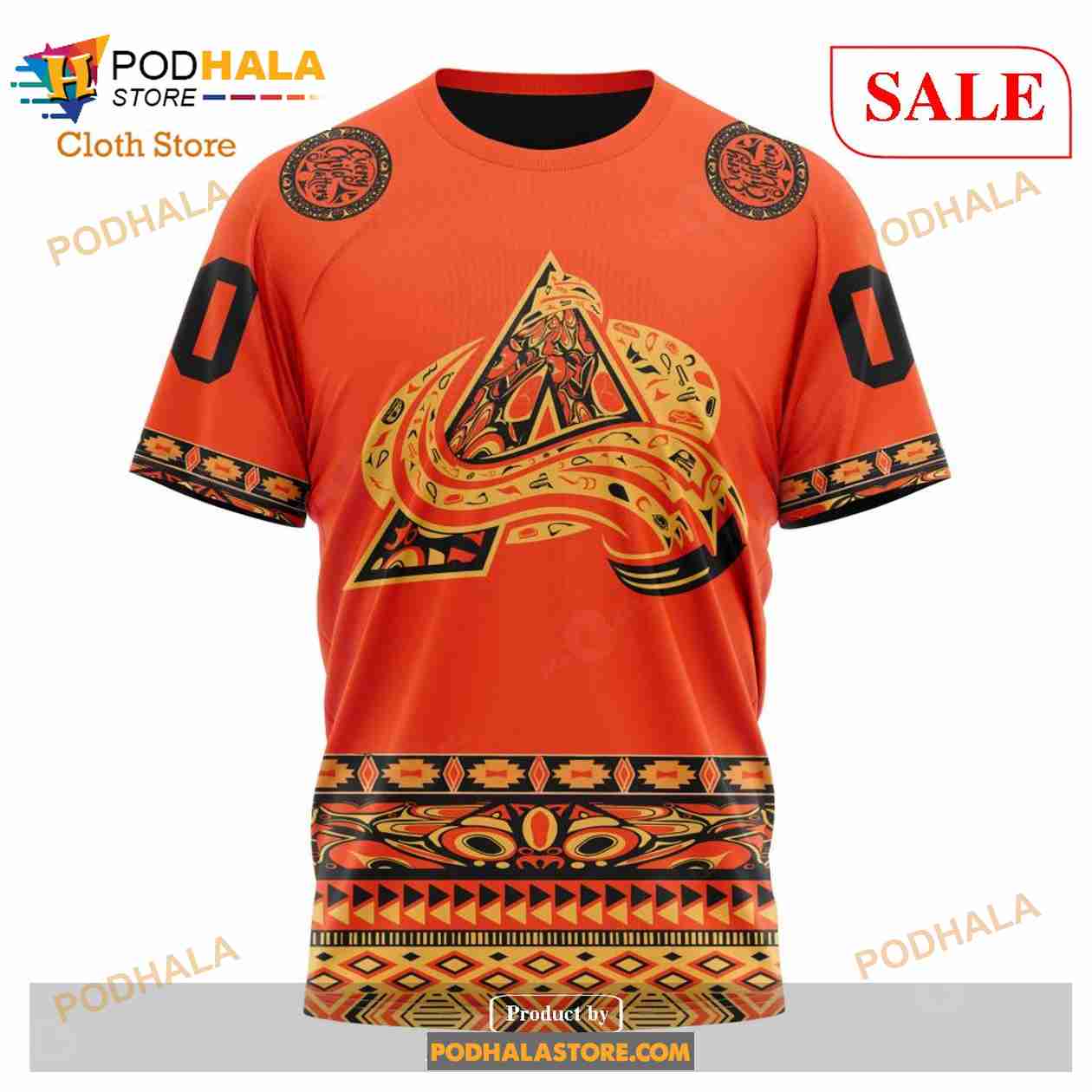 Custom Colorado Avalanche National Day For Truth And Reconciliation NHL Hoodie 3D Custom Colorado Avalanche National Day For Truth And Reconciliation NHL Hoodie 3D